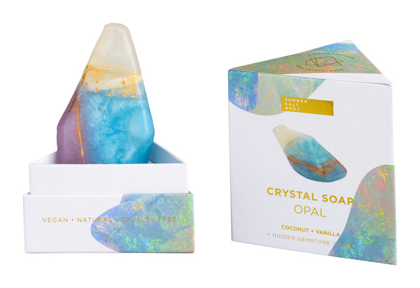 Opal Crystal Soap - with hidden gemstone!