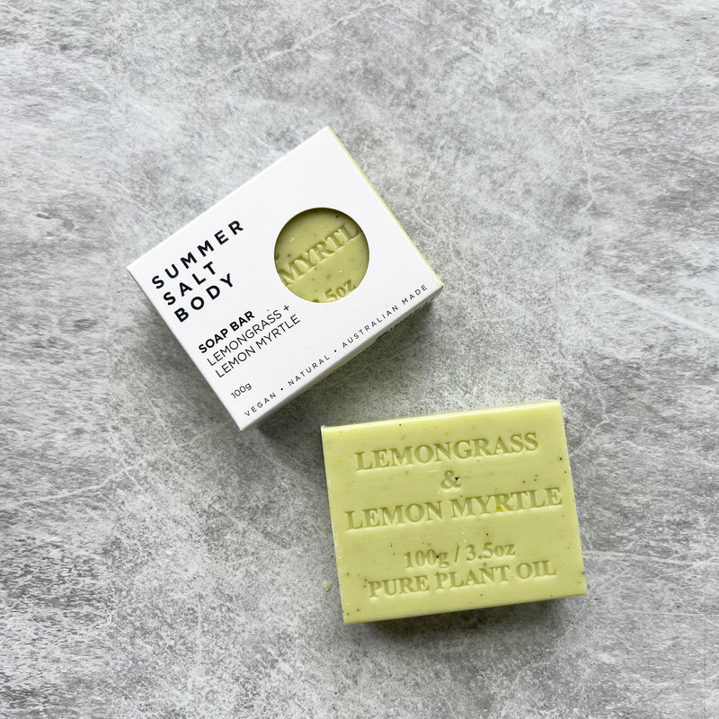 Lemongrass & Lemon Myrtle Soap Bar - 100g